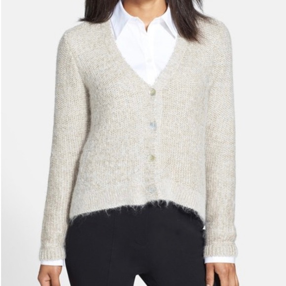 Eileen Fisher Sweaters - Eileen Fisher Short V-Neck Button Front Cardigan